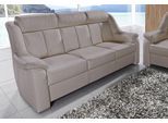 3-Sitzer SIT & MORE "Basel", grau, B:190cm H:98cm T:95cm, Altara Nubuck, Luxus-Microfaser (100% Polyester);PRIMABELLE-Microfaser, Luxus-Microfaser (100% Polyester);SOFTLUX-Kunstleder;NaturLEDER (echtes Rindsleder), Sofas