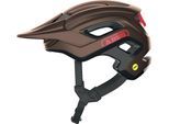 Mountainbikehelm ABUS "CLIFFHANGER MIPS" Gr. S, braun (metallic copper), Helme, S Kopfumfang: 51cm - 55cm