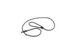Timely PARIS Retrieverline Sort 8 mm. 180 cm. krom m/stop