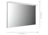 Emco Mi 200 LED-Lichtspiegel 102200010000100 2000 x 1000 mm, mit Acryl-Lichtsegel