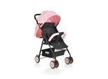 Moni Kinderwagen, Buggy Capri klappbar, Sicherheitsgurt, Rückenlehne verstellbar rosa