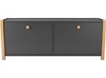 Woodman Schuhbank, im skandinavian Design, Holzfurnier aus Eiche