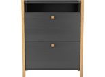 Woodman Schuhbank »Charis«, im skandinavian Design, Holzfurnier aus Eiche
