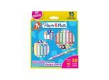 Paper Mate Malstifte mit Filzspitze für Kinder | Dual-Ended-Design | Waschbare Tinte | Verschiedene Farben | 15 Faserspitzenmarker (30 Farben)