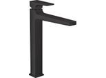 Hansgrohe Waschtischmischer 260 Metropol mattschwarz mit Push-Open Ablaufgarnitur, 32512670 32512670