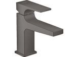 Hansgrohe Waschtischmischer 100 Metropol Brushed Black kurzer Auslauf mit Push-Open Ablaufg., 325003 32500340
