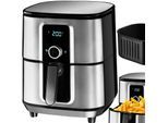 tectake® Heißluftfritteuse, 10,2 l, 1800 W, Timer und Temperatursteuerung, SGS-Zertifikat, inklusive Rezeptheft