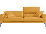 Egoitaliano 2,5-Sitzer »Masu, Designsofa mit erstklassigem Sitzkomfort«, inkl. 2 Kissenrollen, Rückenelemente manuell verstellbar, Metallfüsse