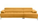 Egoitaliano Ecksofa »Soul, extravagantes Designsofa, Megasofa, super bequem, tolle Details«, mit Trapez-Abschlusselement, inkl verstellbarer Kopfteile