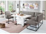 exxpo - sofa fashion Eckbank »Affogato, bequem und elegant, hochwertige Detailverarbeitung«, Frei im Raum stellbar