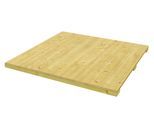 Gartenhaus-Fußboden SKANHOLZ "CrossCube Gr.2", beige (natur), B:239cm H:6cm T:169cm, Holzwerkstoff, Gartenhaus-Fußböden, für Gartenhäuser