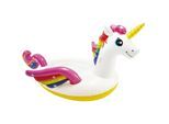 Intex - Schwimmende aufblasbare große Einhorn 287x193x165 cm - Isola forma Unicorno 57281