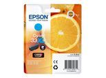 Original Epson Expression Premium XP-630 (C13T33624010 / 33XL) Druckerpatrone Cyan