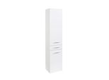 Hochschrank WELLTIME "Florida", weiß, B:40cm H:180cm T:35cm, MDF, Spanplatte, Schränke, Bad-Hochschrank, Breite 40 cm, mit Türdämpfern