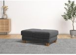 Polsterhocker HOME AFFAIRE "Dundee", grau (anthrazit), B:75cm H:46cm T:109cm, Flachgewebe 100% Polyester, Hocker, Polsterhocker, mit Klappfunktion - wie ein Sessel nutzbar