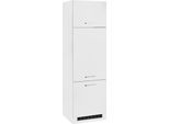 Kühlumbauschrank KOCHSTATION "KS-Kehl", weiß, B:60cm H:200cm T:60cm, MDF, Schränke, für Einbaukühlschrank, Nischenhöhe 88cm