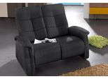 Sofa EXXPO - SOFA FASHION "Tivoli, Kinosofa, bequem und komfortabel durch die Relaxfunktion", grau (graphit), Luxus-Microfaser, Relaxfunktion, Sofas, 2-Sitzer-Sofa, (2-sitzig), schmale Armlehnen