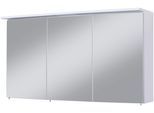 Spiegelschrank WELLTIME "Flex", weiß, B:120cm H:64cm T:20cm, Holzwerkstoff, Schränke, Spiegelschrank, Breite 120 cm, mit 3D-Spiegeleffekt