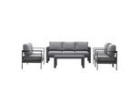 7-Sitzer Lounge-Set aus Polyrattan -versch. Ausführungen