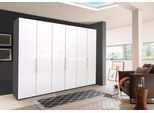 Falttürenschrank WIEMANN "Loft", weiß (havanna, weiß), B:300cm H:216cm T:58cm, Schränke, Glasfront