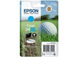 Original Epson WorkForce Pro WF-3720 Series (C13T34724010 / 34XL) Druckerpatrone Cyan