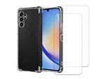 Hülle Galaxy A34 und 2 schutzfolien - TPU - Transparent