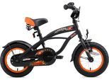 Kinderfahrrad BIKESTAR "Cruiser" Gr. 21, schwarz, Fahrräder, Kinder, 20,8cm, 12 Zoll (30,48cm)