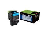 Original Lexmark 802SC (80C2SC0) Toner Cyan