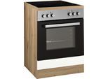 Herdumbauschrank KOCHSTATION "KS-Colmar", weiß, B:60cm H:85cm T:60cm, Holzwerkstoff, Schränke, Herdumbauschrank, 60 cm, geeignet für Herd-Set