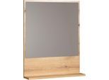 welltime Spiegel »Amrum«, BxHxT 60 x 74 x 14cm eleganter Spiegel in einem zeitlosen Eiche Dekor