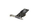 StarTech.com 4 Port Quad Bus PCI Express PCIe USB 3.0 Card w/ UASP & Strom