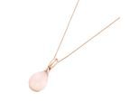 Kette mit Anhänger SMART JEWEL "mit Ziersteinen, Silber 925", rosa (rosé vergoldet), Halsketten, Damen, 45cm, Silber 925 (Sterlingsilber)