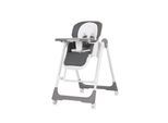 Chipolino Kinderhochstuhl 2 in 1 Milk Shake, verstellbar, Babyschaukel, Räder dunkelgrau