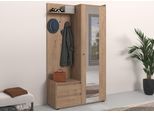 INOSIGN Garderobenschrank »Kosmo«, mit Spiegel Masse 118 x 30 cm, Höhe 190 cm, Breite 110 cm