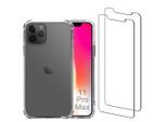 Hülle iPhone 11 Pro Max und 2 schutzfolien - Recycelter Kunststoff - Transparent