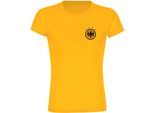 multifanshop Damen T-Shirt - Deutschland - Adler Retro - Druck schwarz - Frauen
