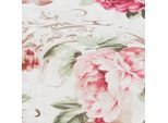 Dekotaft "Vintage Blumen", natur-color