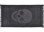 done.® Hamamtücher »Skull«, (1 St., Hamamtuch 90 x 160 cm), saugfähige Frottier-Innenseite, ideal als Sauna- oder Strandtuch