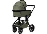 Kombi-Kinderwagen MOON "Resea+", Baby, grün (moss), Polyester, Kinderwagen, mit Sportsitz