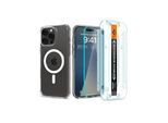 Spigen Ultra Hybrid MagSafe white + Glass tR EZ Fit Pack - iPhone 16 Pro Max