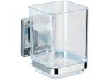 WENKO Zahnputzbecher »Quadro«, Vacuum-Loc®