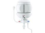 Kochendwassergerät STIEBEL ELTRON "EBK 5 G", weiß, B:24,5cm T:24,2cm, Durchlauferhitzer, 5 l, für die Küche, Glas