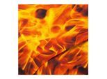 Baumwollstoff-Digitaldruck "Feuer", Serie Ria