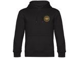 multifanshop Kapuzen Sweatshirt - Deutschland - Adler Retro Gold - Druck gold metallic - Hoodie