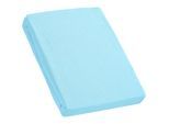 Kinzler Frottee Spannbetttuch, hellblau ca. 180 – 200 x 200 cm + 25 cm