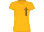 multifanshop Damen T-Shirt - Dortmund - Streifen - Druck schwarz - Frauen