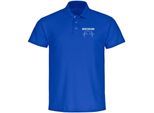 multifanshop Poloshirt - Bochum - Herzschlag - Druck weiß - Polo
