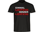 multifanshop Kinder T-Shirt - Leipzig - Einmal Immer - Druck rot - Kind