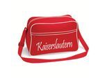 multifanshop Retrotasche - Kaiserslautern - Schriftzug - Druck weiß - Tasche