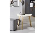 Schäfer Shop Select Beistelltisch Start Off Wood, Ø 850 x H 630 mm, Holz, weiss